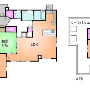 福島市岡部　二世帯住宅 画像1